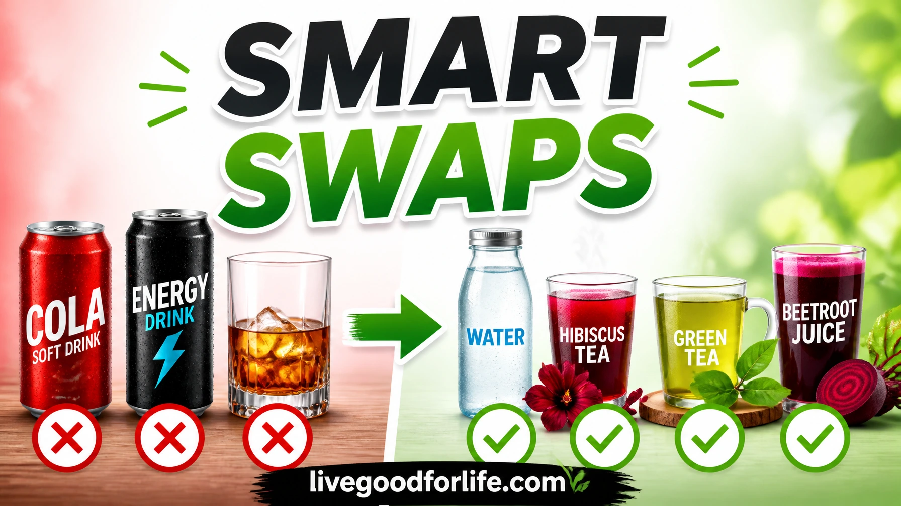 Better drink swaps for blood pressure support