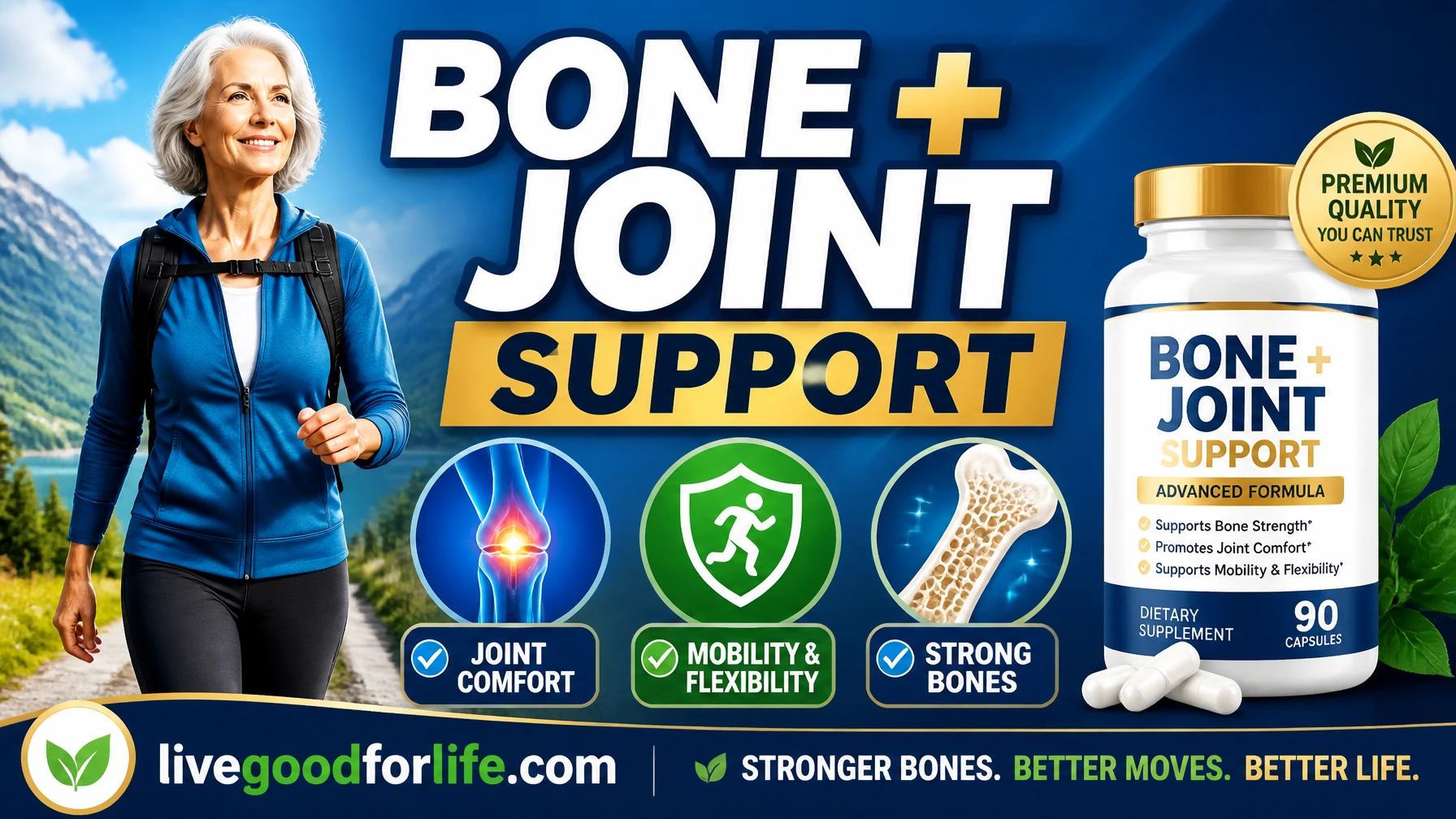 Bone and joint support supplement benefits
