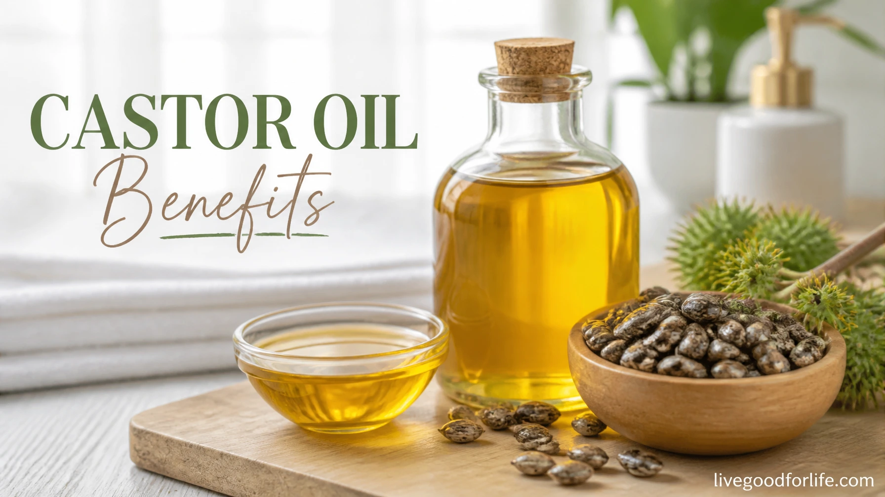 Castor oil benefits and safe uses