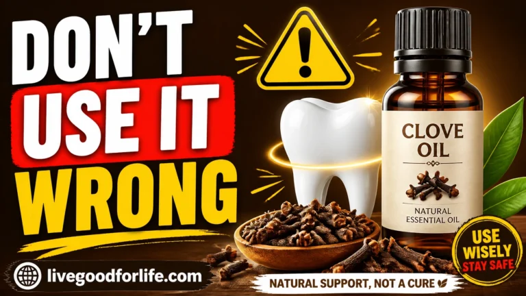 Clove oil oral care safety tips