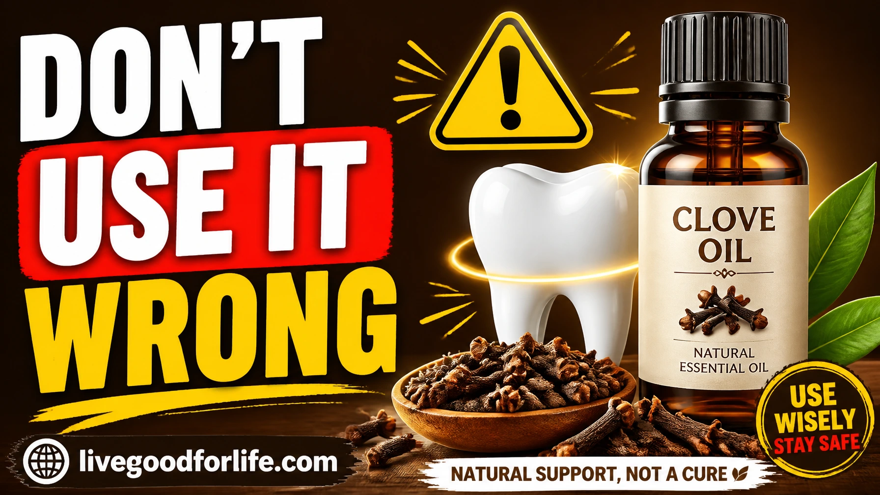 Clove oil oral care safety tips