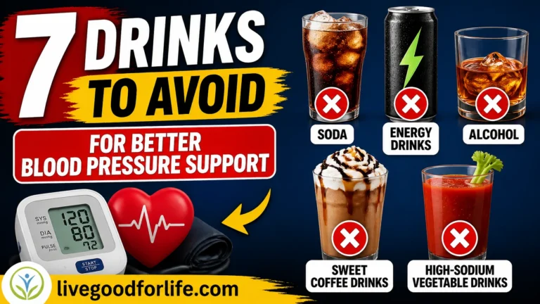 Drinks to avoid for blood pressure support