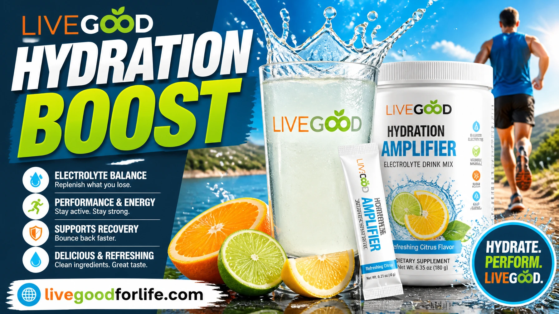 LiveGood Hydration Amplifier benefits