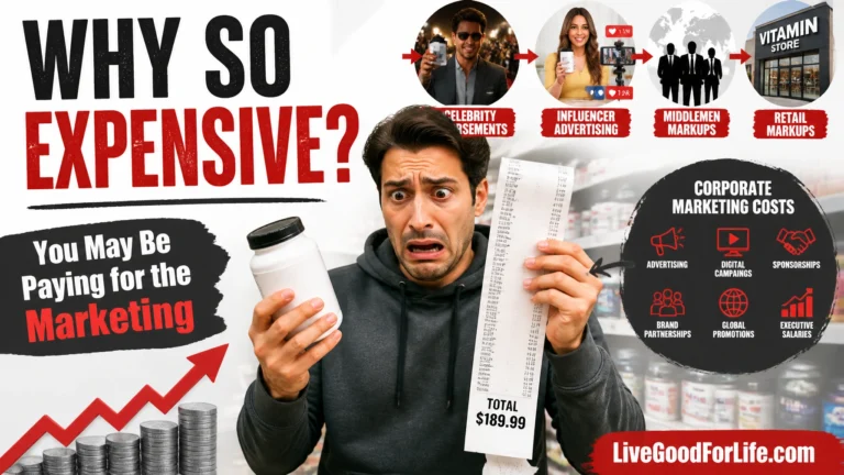 Why many retail supplements cost so much