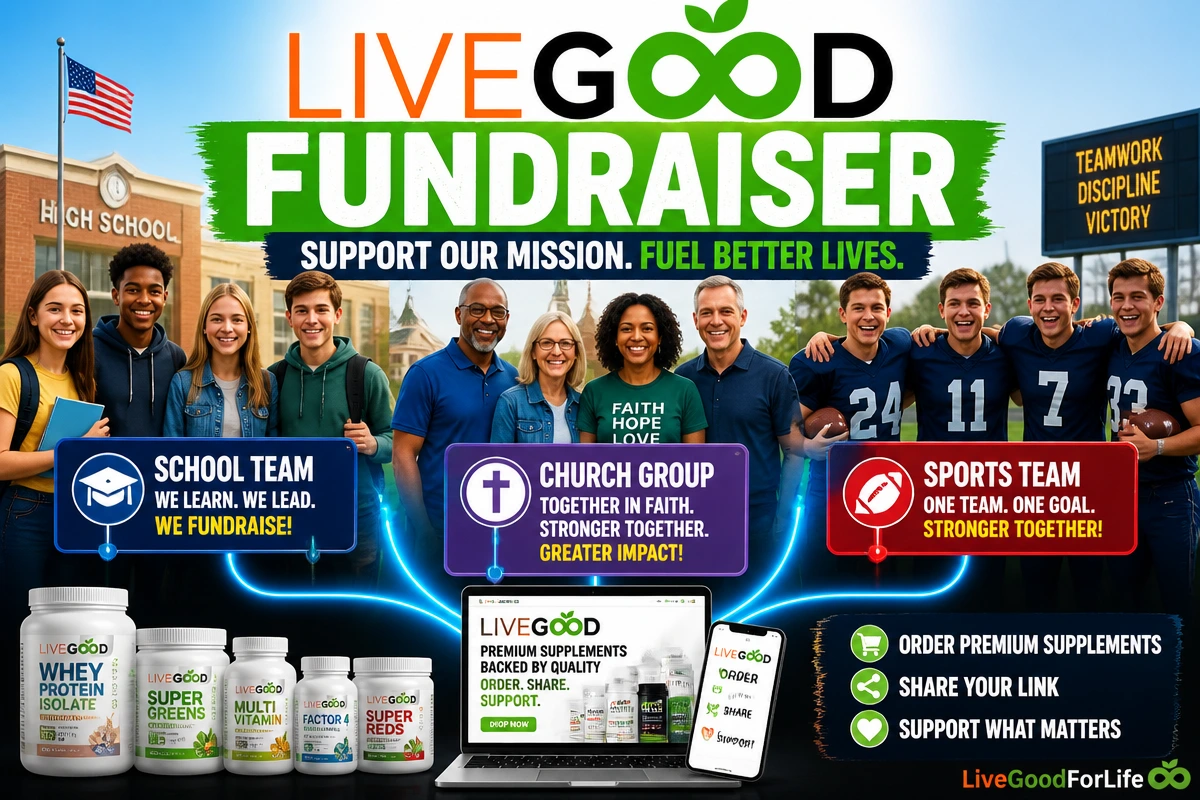 LiveGood fundraiser review and how it works