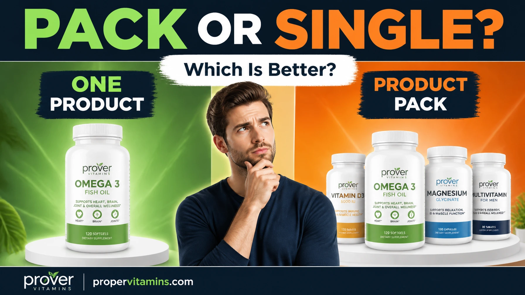 LiveGood product packs vs single products comparison